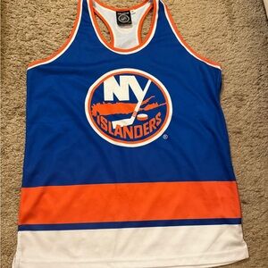 Blue and Orange NY Islanders Tank Top